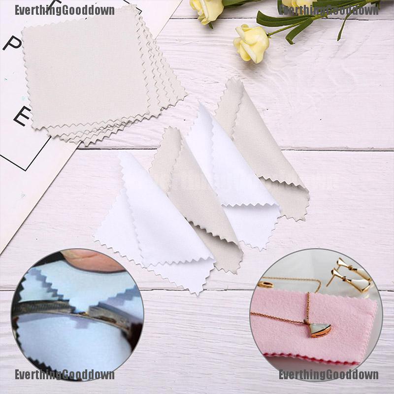 Set 50 Khăn Lau Trang Sức Màu Bạc