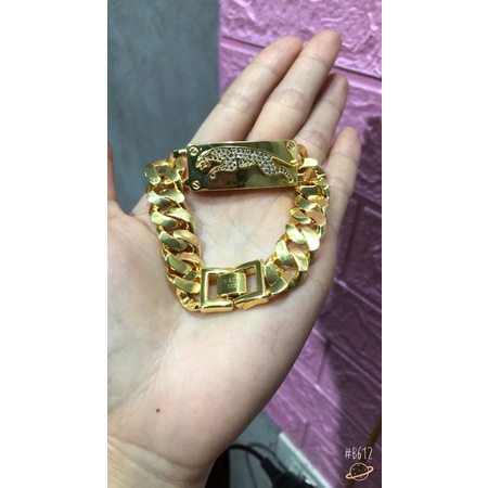 lắc tay mạ vàng nam dạng xích