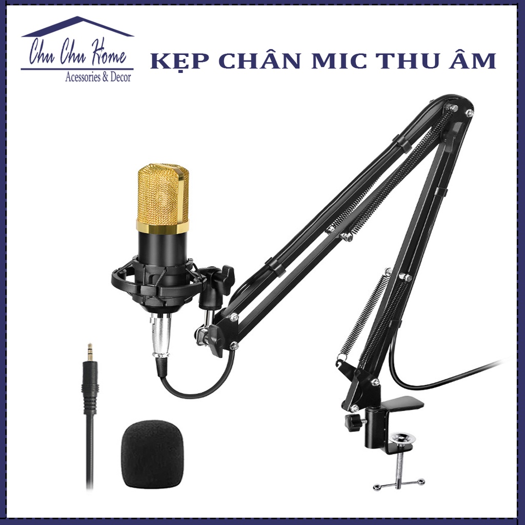 Chân kẹp mic thu âm đa năng chuyên dụng thu âm hoặc live stream