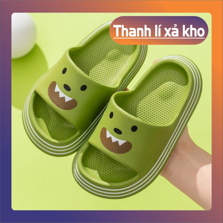 Dép cho bé trai [ XẢ KHO ] Dép đúc khủng long cho bé trai