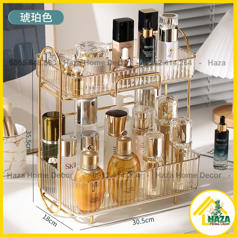 HOẢ TỐC❤️ Mã 3405 - Kệ Đựng Mỹ Phẩm Nhà Vệ Sinh Phòng Ngủ, Kệ mỹ phẩm nhà tắm chống han gỉ sang trọng