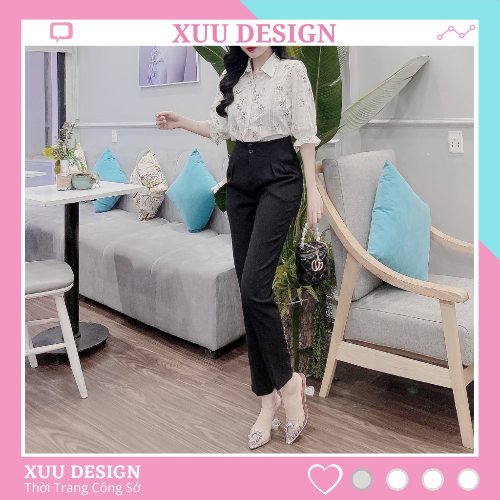 [Mã WASTMAY giảm 15% tối đa 30K đơn 150K] QUẦN BAGGY Cạp Cao Xuu Design, Quần Nữ Chất Vải Đẹp QA04 | BigBuy360 - bigbuy360.vn
