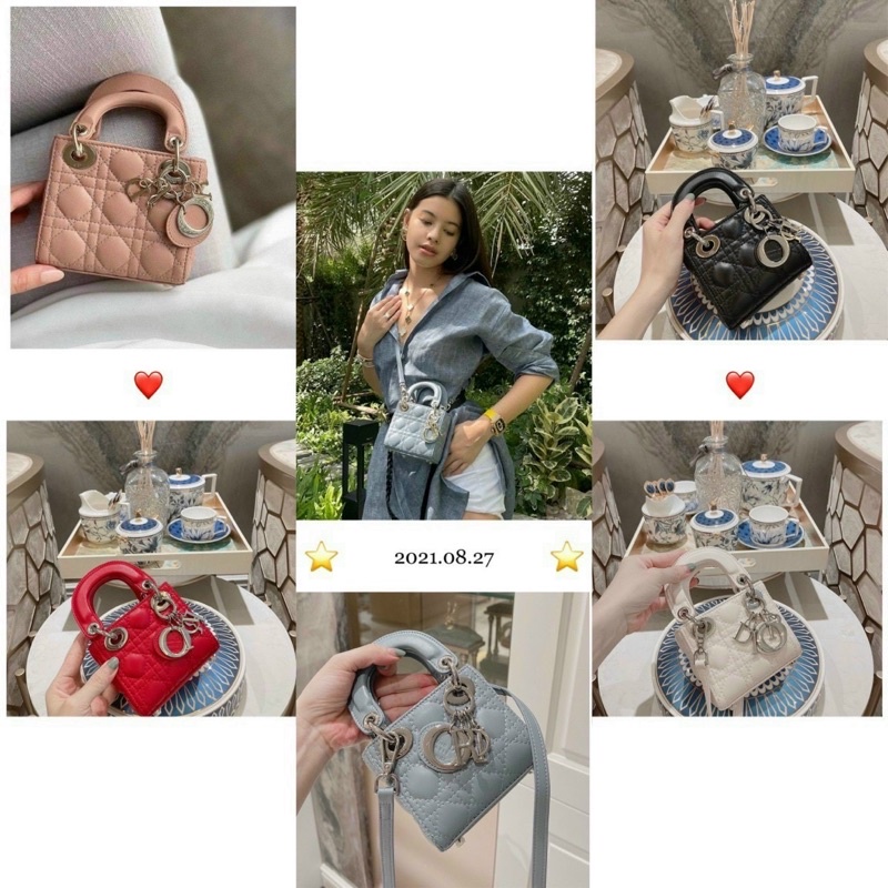 Túi Di.or Mini Fullbox Túi Vải Hãng Bản Chuẩn Hịn