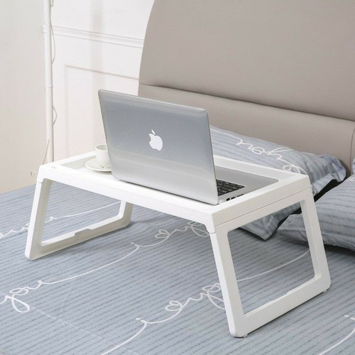 Bàn học nhựa chữ nhật chân gập Việt Nhật có khe cắm ipad và bút di chuyển mọi nơi decor trang trí phòng gọn nhẹ tiện lợi