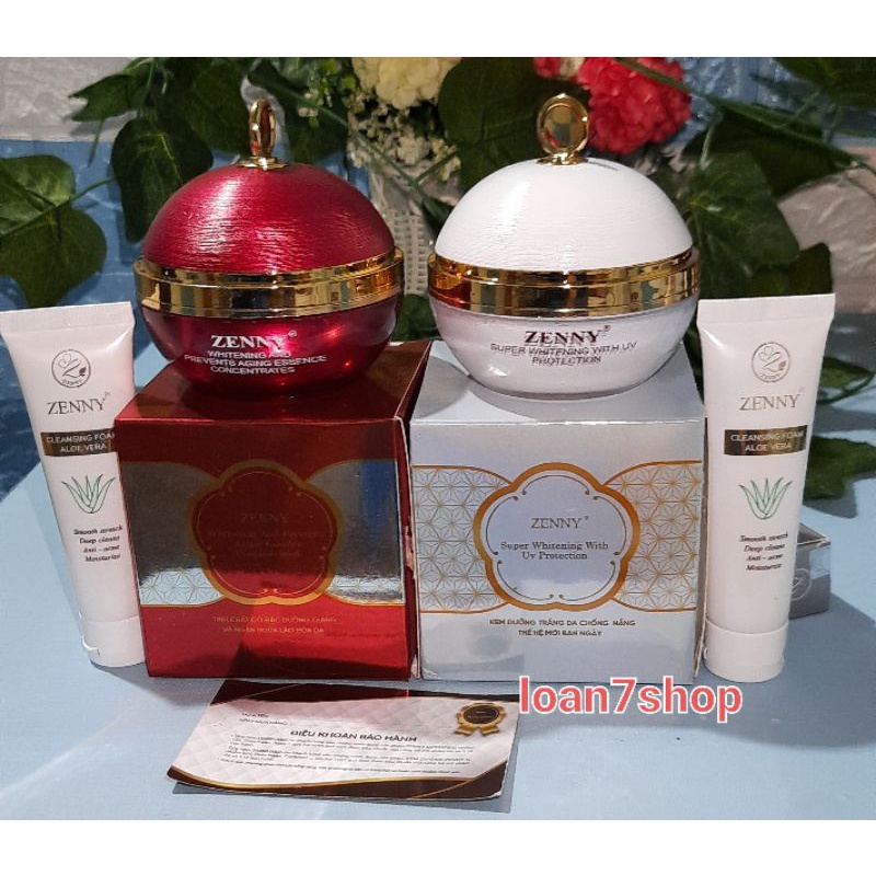 Kem zenny LUXURY tặng son, serum, srm  sỉ ib