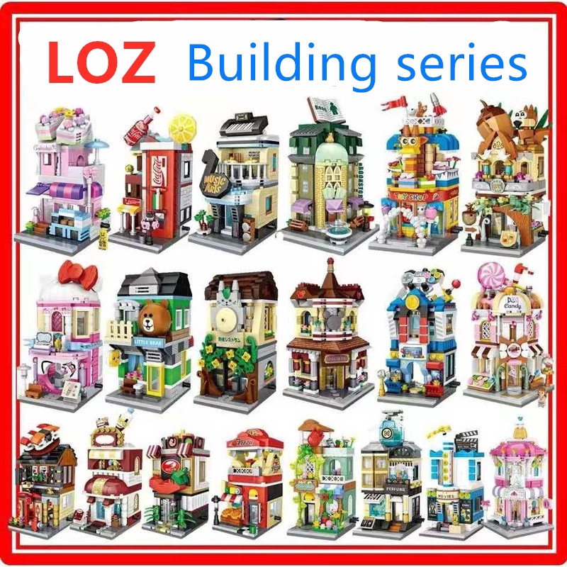 Ba❤️L0 Mô Hình Khối Lắp Ráp MINI 24 Kiểu Sáng Tạo  Hạt nhỏ Đồ chơi xây dựng