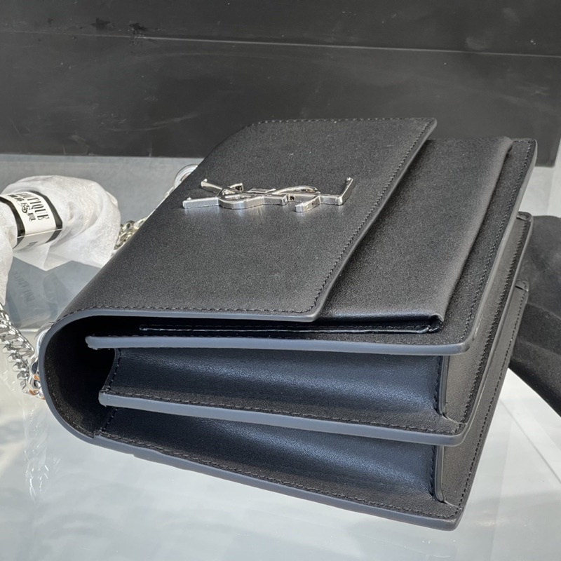 Túi xách nữ Y S L Sunset Monogram Supper da cừu fullbox vip nam châm
