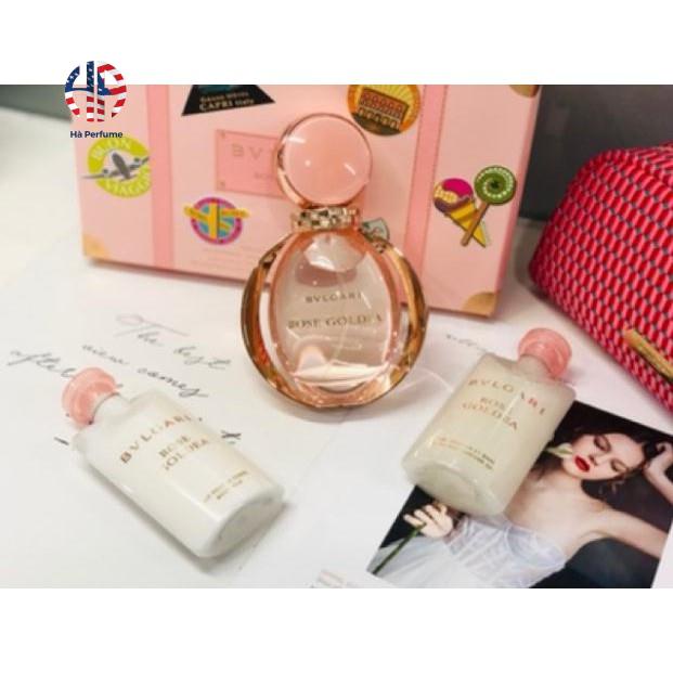 Set Nước hoa Nữ Bvlgari Rose Goldea EDP 90ml kèm sữa tắm & lotion Sang trọng, nữ tính | Thế Giới Skin Care