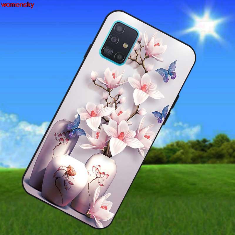Ốp Điện Thoại Cho Samsung A51 A71 A01 M11 A41 A81 A91 S10 S20Lite FE A21 A31 M01 M51 S21 S30+Ultra A02S M02S A52 A72 A32 Core HTBZX-2
