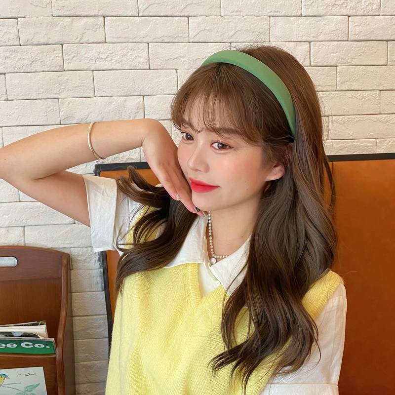 Cài tóc màu trơn phong cách Hàn Quốc đơn giản cá tính màu sắc ngọt ngào thời trang cho nữ