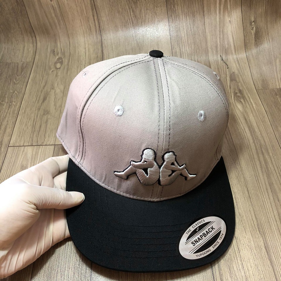 - MŨ, NÓN SNAPBACK LOGO KAPPA THÊU 3D NỔI