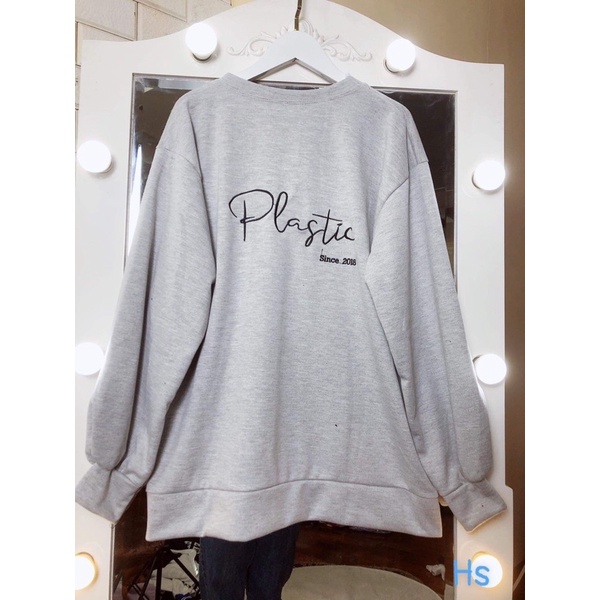 ÁO NỈ NAM NỮ Tay Dài Đen Xám mặc đôi Unisex | BigBuy360 - bigbuy360.vn