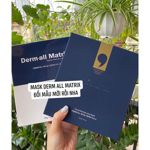 Mặt Nạ Thạch Dưỡng Da , Thải Độc Derm All Matrix Facial Dermal Care Mask - Epidermal Detoxifying Mask Hàn Quốc