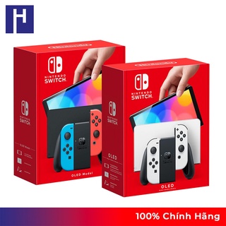(CHÍNH HÃNG 100%) Máy Nintendo Switch OLED NEW Phiên bản màu Neon (Xanh-Đỏ) / Trắng