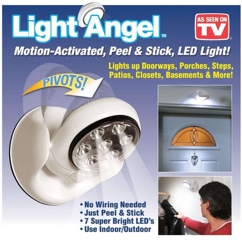 Đèn cảm ứng hồng ngoại Led Light Angel (hình thật)