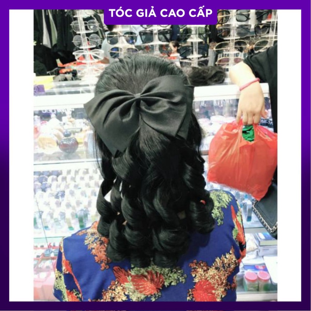 Tóc cài búi nơ hót hít 2019
