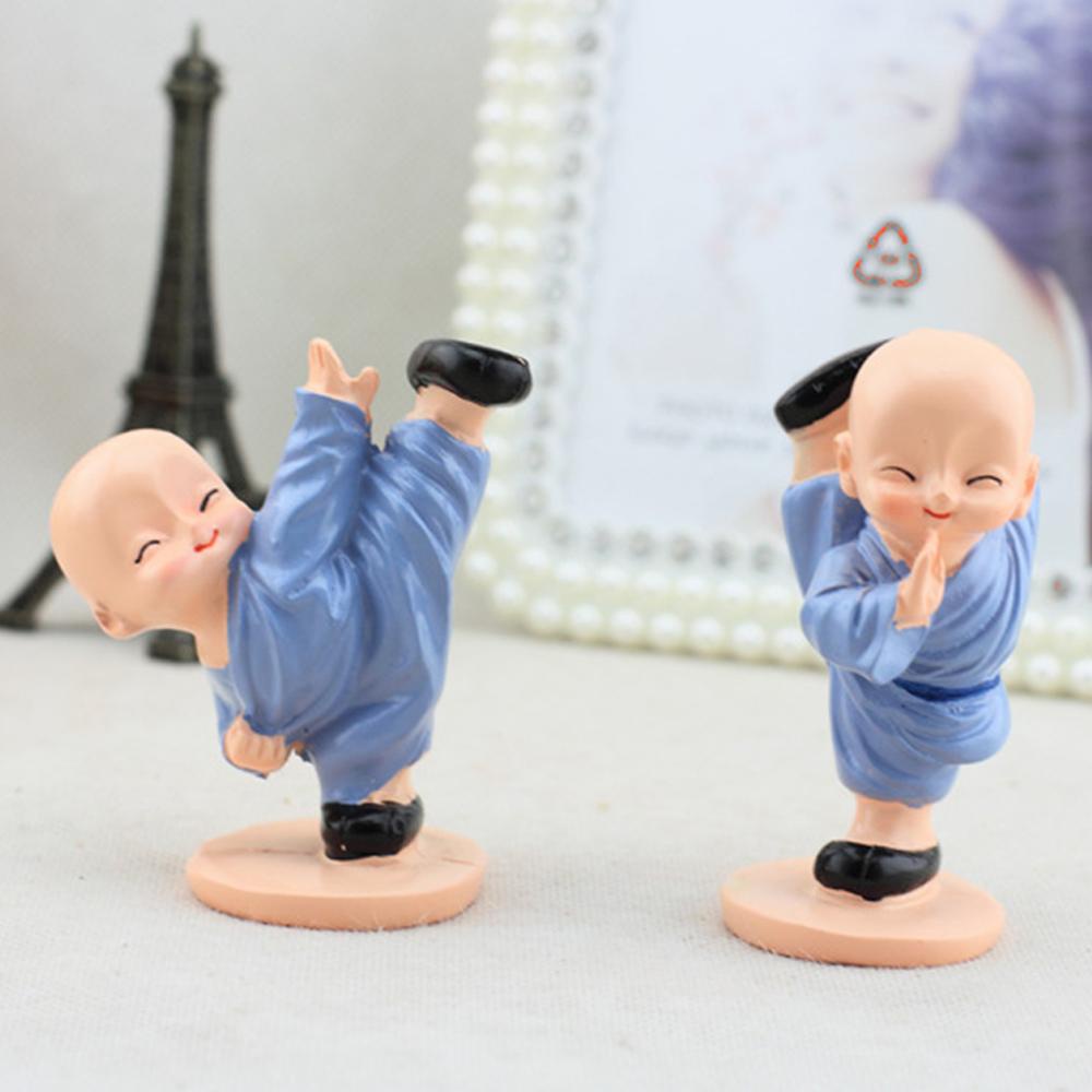 Mô Hình Chú Tiểu Shaolin Bằng Nhựa Resin Dễ Thương