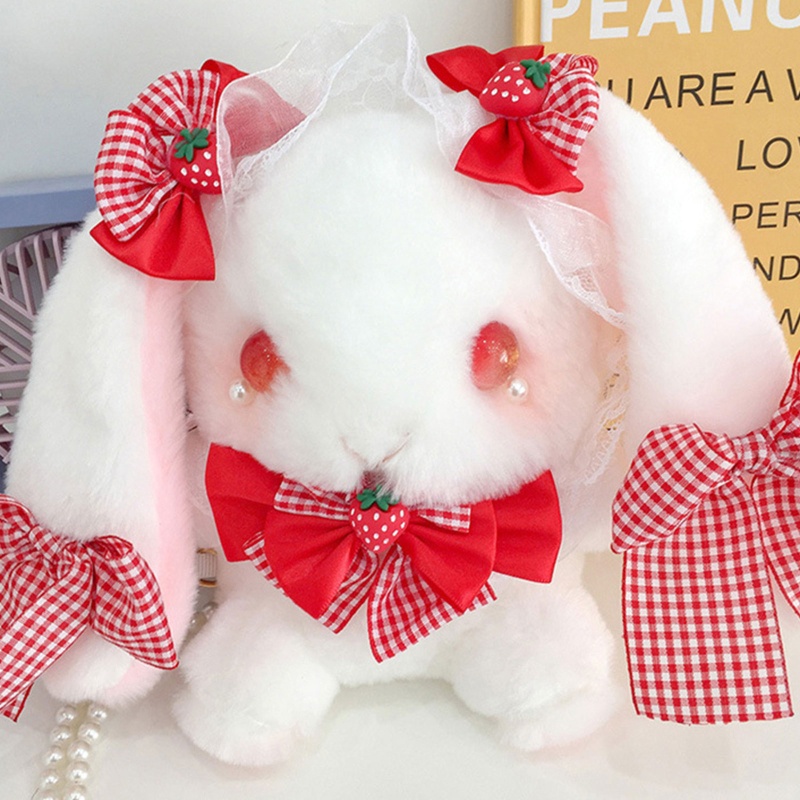 Túi Đeo Chéo Hình Thỏ Bông Dễ Thương Cho Nữ