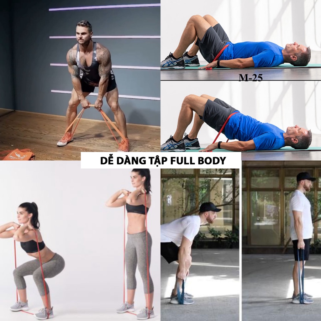 Dây Kháng Lực Tập Gym Power Band Aolikes Đa Năng Hỗ Trợ Tập Luyện
