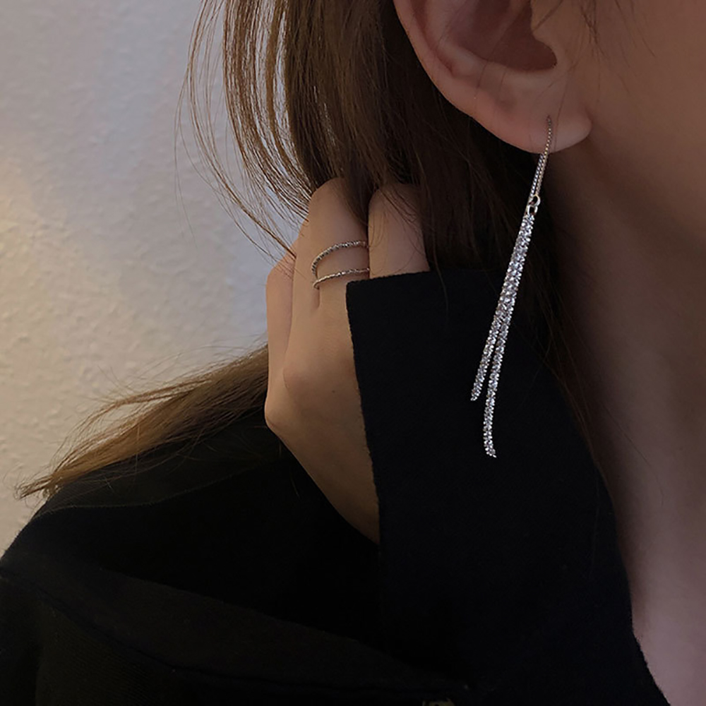 Hoa Tai Dáng Dài Hình Ngôi Sao Thời Trang Cho Nữ