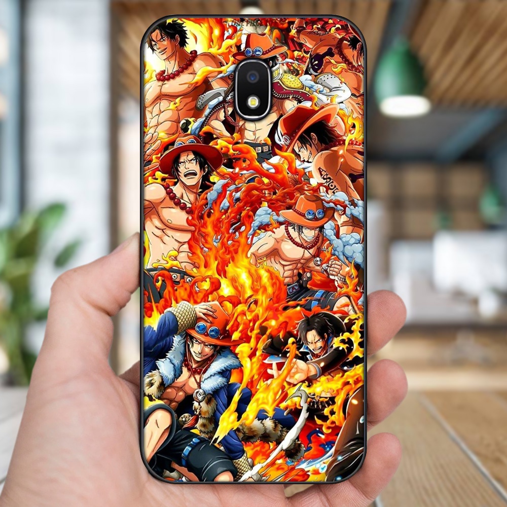 Ốp lưng Samsung J3 Pro, J5 2017, J5 Pro, J7 Pro viền đen in hình Ace One Piece