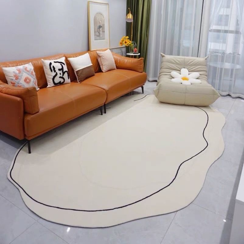Thảm trải sàn phòng khách hiện đại tối giản lông cao cấp dày dặn nhập khẩu sang trọng decor trang trí phòng ngủ