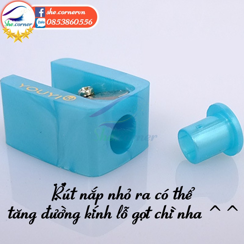 Gọt bút chì kẻ lông mày chuyên dụng Youyi GBC01 nhiều màu sắc