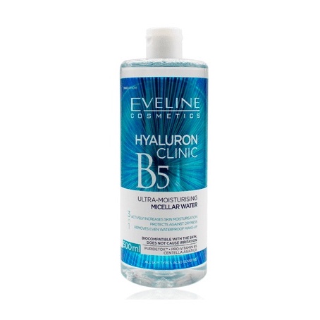 Nước Tẩy Trang Eveline Hyaluron Clinic B5 500ml