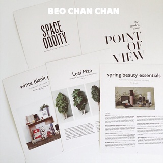 Poster chụp ảnh look book và trang trí sản phẩm KINFOLK size to 21*29.7 cm