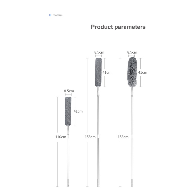 Chổi Lau Bụi Có Thể Thu Gọn Cán Dài Chổi Lau Bụi Chổi Lau Sàn Linh Hoạt Cho Khe Ghế Sofa Dụng Cụ Dọn Dẹp Nhà Cửa Loại Bỏ Bụi Khe Hở