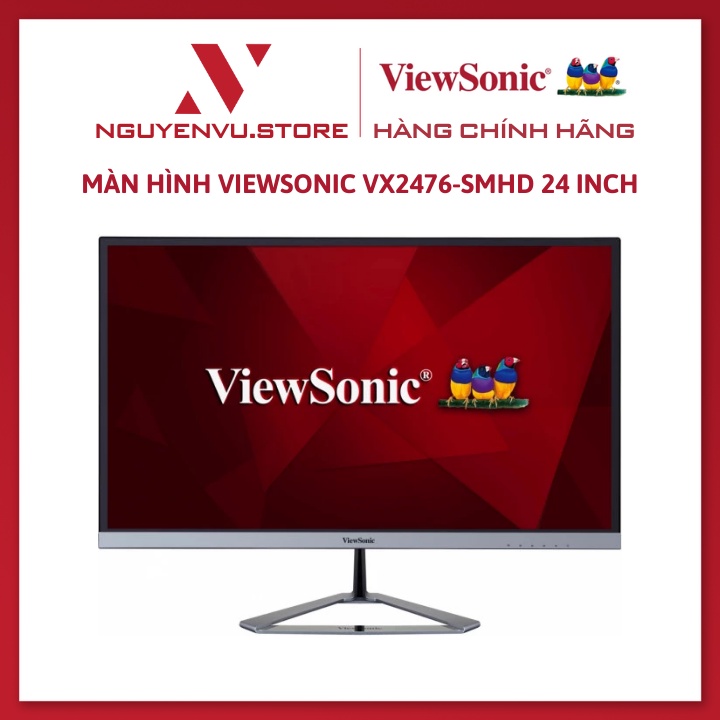 Màn Hình Viewsonic VX2476-SMHD 24 Inch (FHD/IPS/75Hz/4ms) - Hàng Chính Hãng
