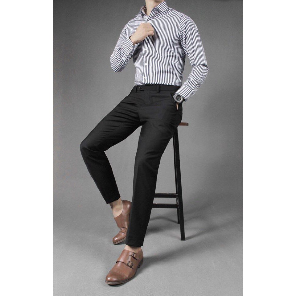 Quần Âu Nam Z.A.R.A MAN, Dáng Slimfit, Quần Tây Chuẩn Form, Quần Vải Hàn Quốc | BigBuy360 - bigbuy360.vn