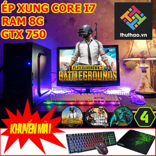 BỘ MÁY TÍNH CHƠI GAME RAM 8G GTA V, PUBG, PUBG MOBILE, FIFA ONLINE 4