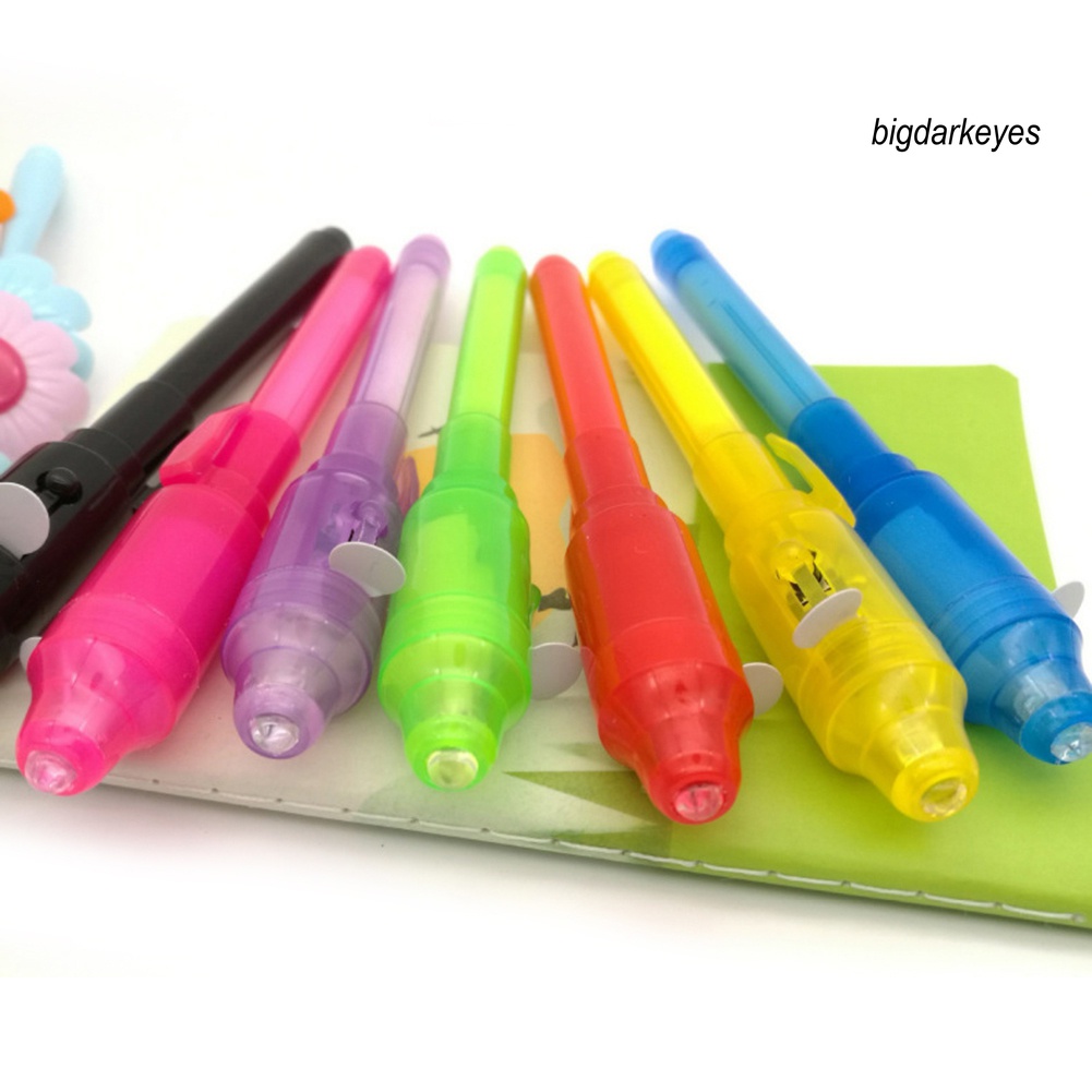 Bút Mực Tàng Hình Có Đèn UV Độc Đáo Tiện Dụng Cho Học Sinh