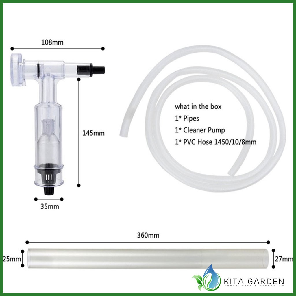 Dụng cụ hút phân cặn và thay nước bể cá Jeneca AS-666B