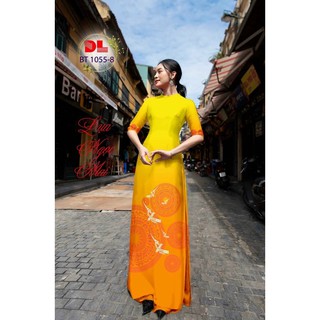 Vải áo dài in hình Trống Đồng