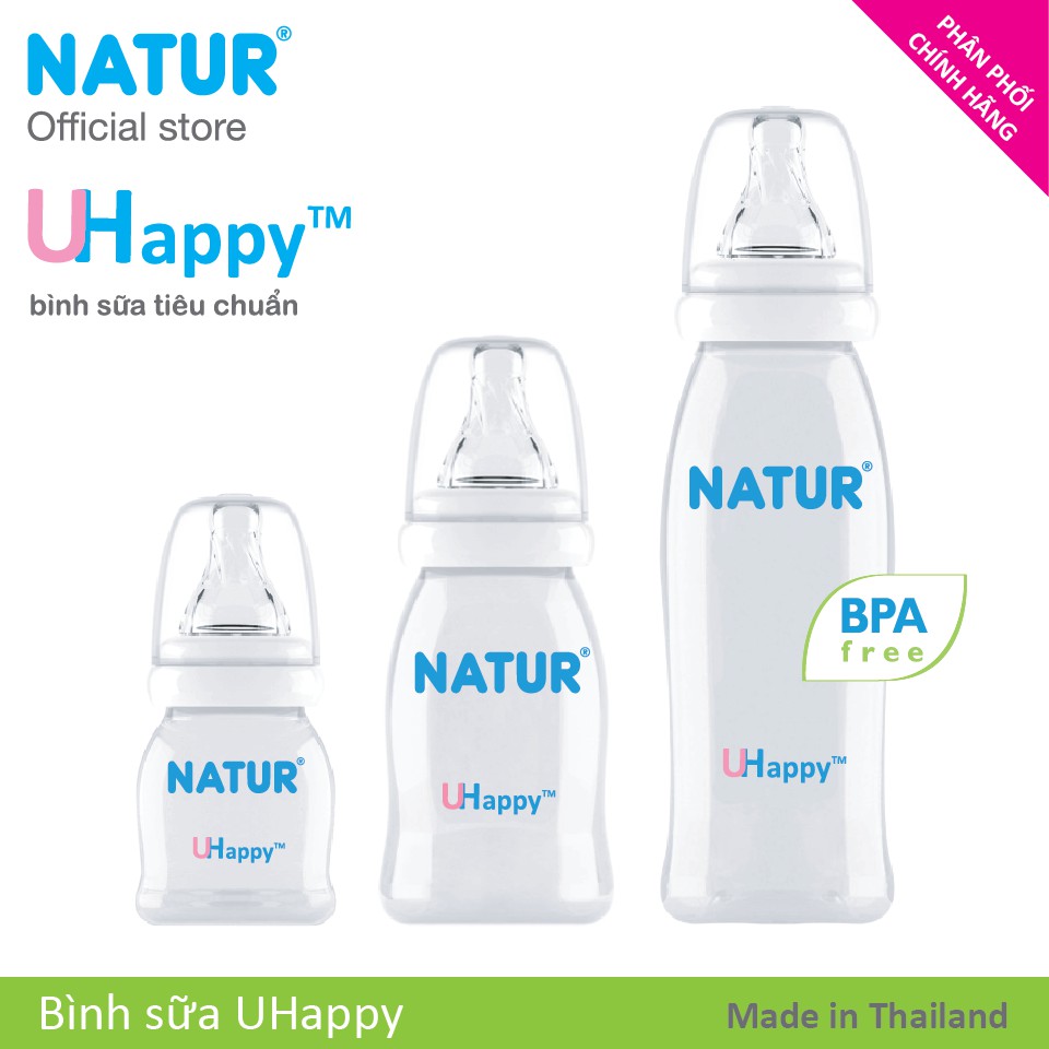 Bình Natur Uhappy 60ml/ 120ml/ 240ml