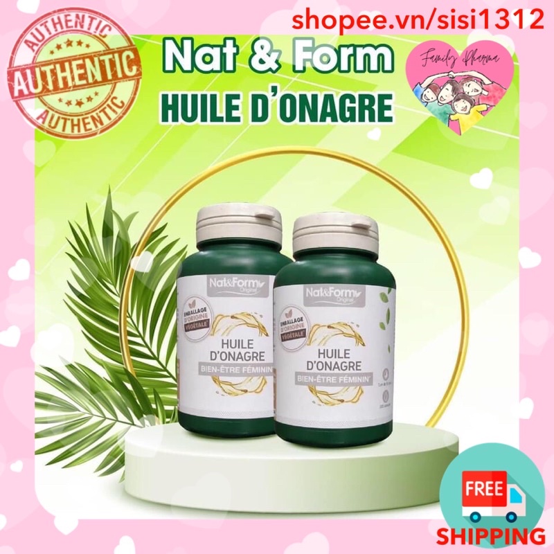 [Có Bill][Mẫu mới]Tinh dầu hoa Anh Thảo hữu cơ Nat&Form của Pháp/Date 2024