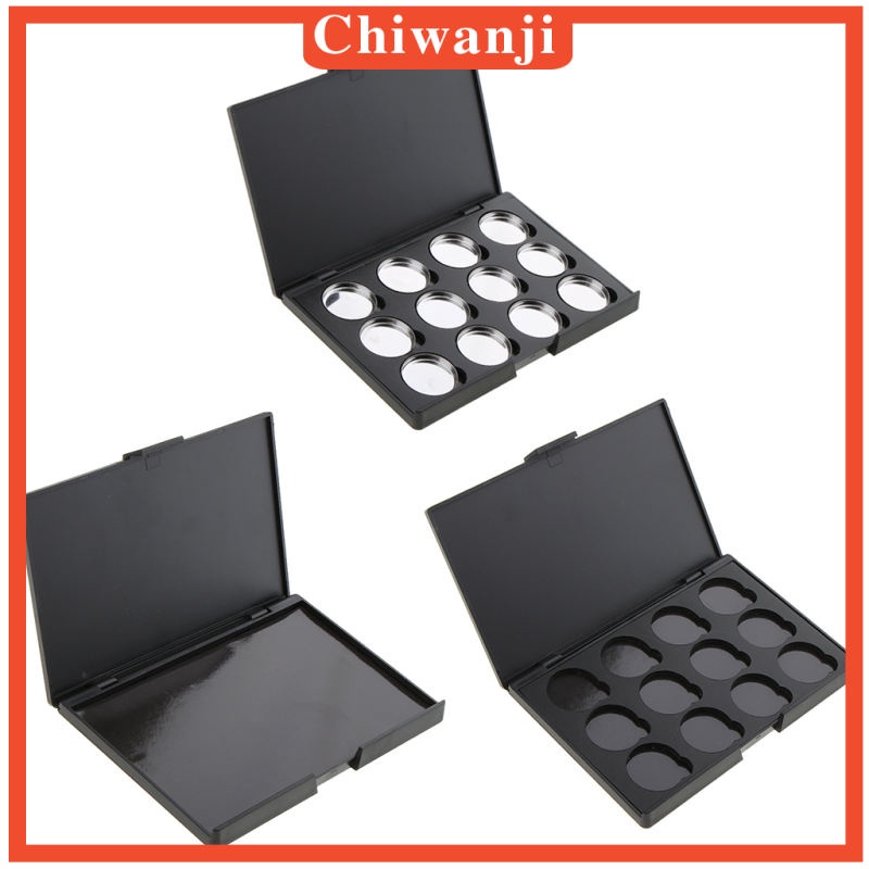 Hộp đựng phấn mắt rỗng từ tính kèm 12 khay tiện dụng
