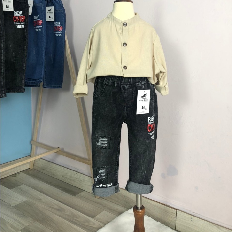 Quần Jeans Cho BÉ Trai Và BÉ Gái Phong Cách Ulzzang