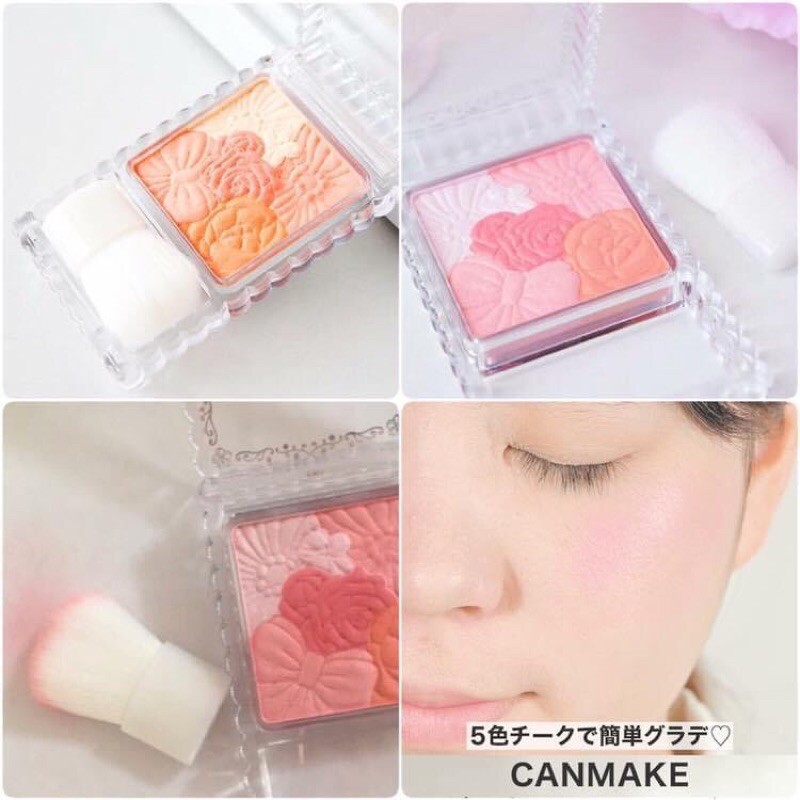 Phấn má hồng Canmake Glow Fleur Cheek