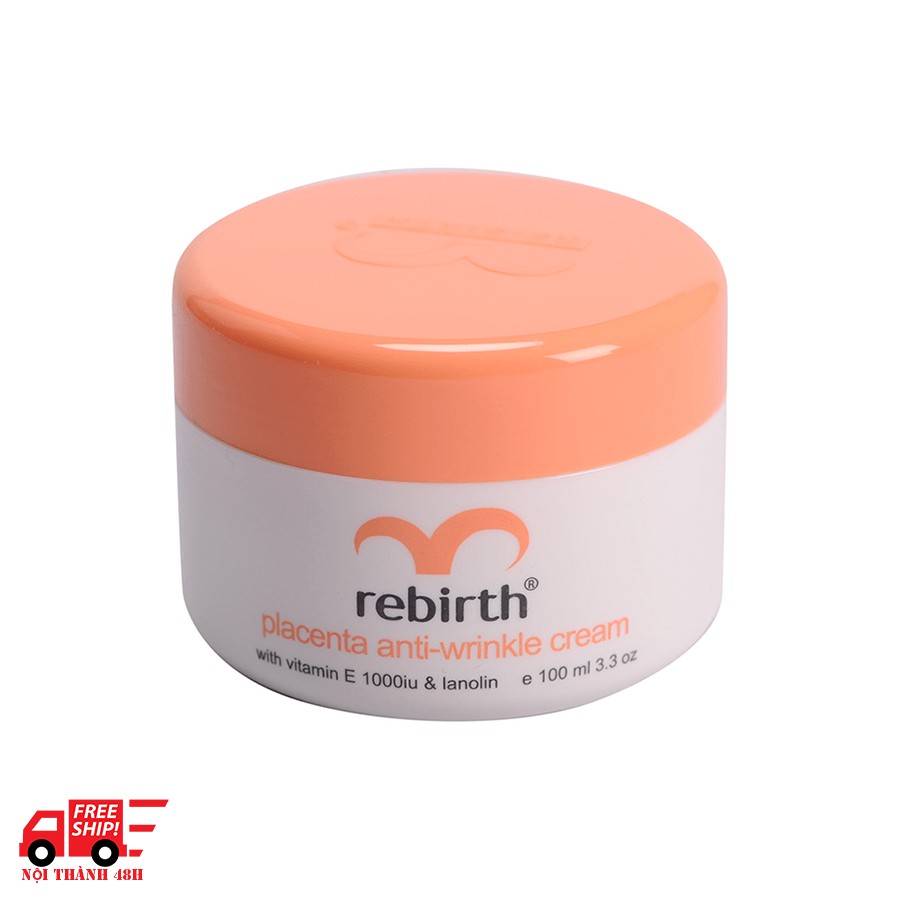 Kem dưỡng ẩm, chống lão hóa, chống nhăn Rebirth Placenta Anti-Wrinkle Cream RB02