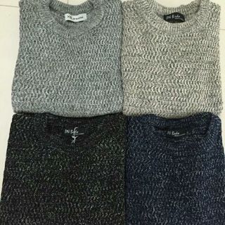 Combo áo len tiêu kèm 2 đôi tất nam