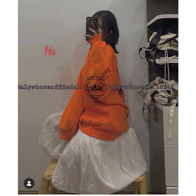 ÁO NỈ SWEATER MÀU CAM | BigBuy360 - bigbuy360.vn