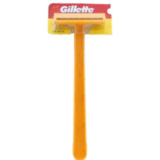 Dao cạo râu cán vàng Gillette Superthin ll lưỡi đôi