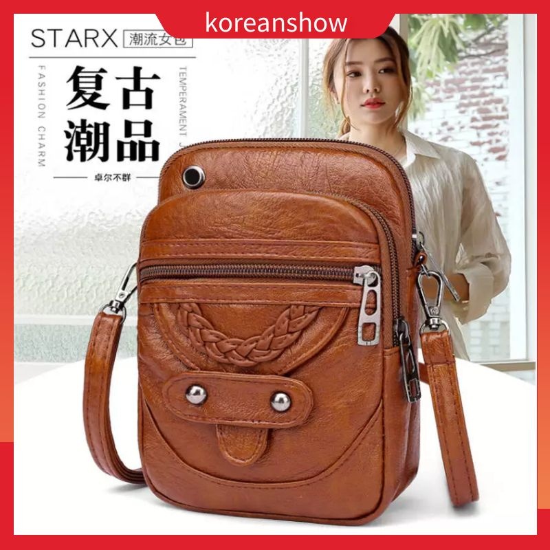 Túi xách nữ Túi da đeo chéo Mini đựng điện thoại thời trang Hàn Quốc cho nữ-73