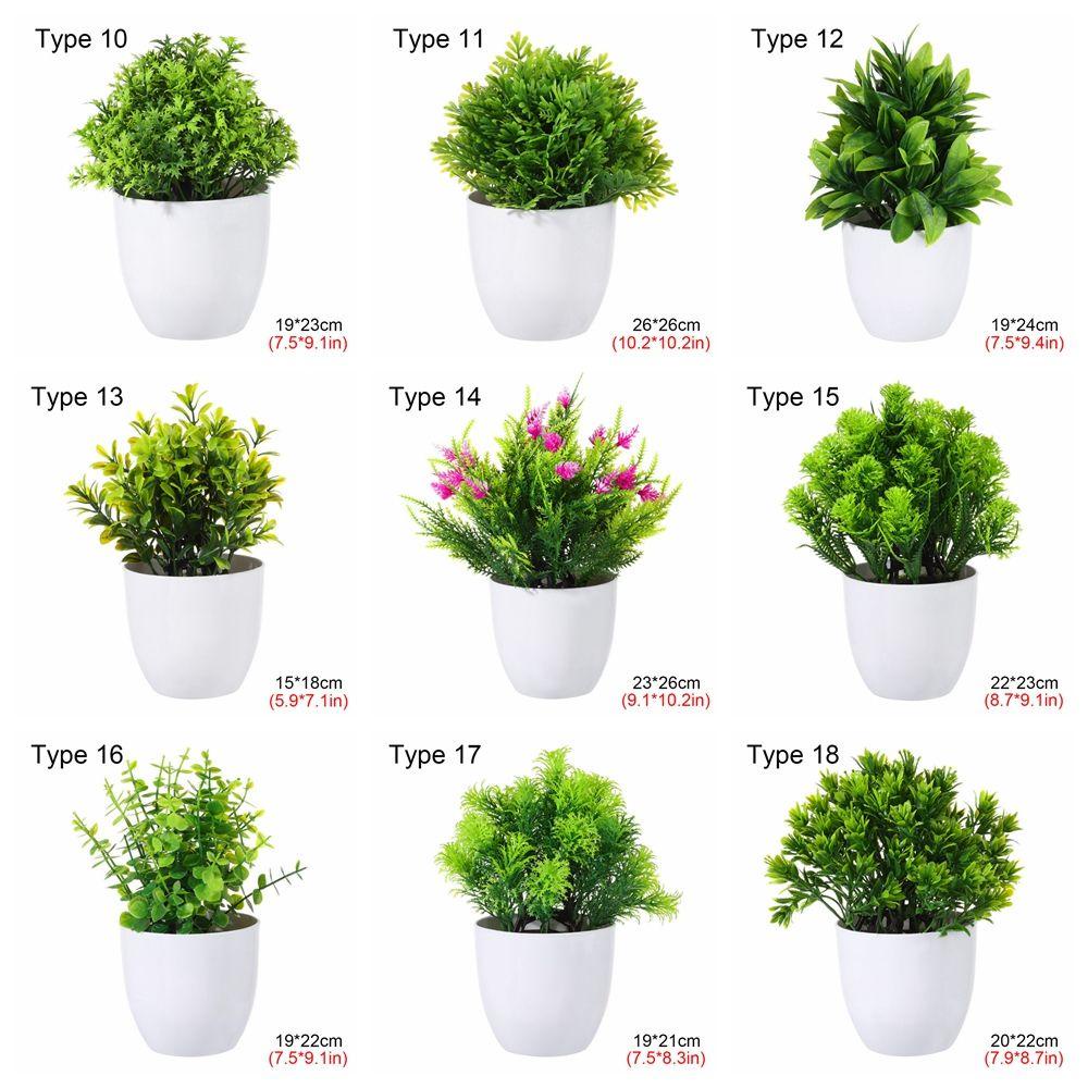 Chậu Cây Bạch Đàn Nhân Tạo Để Bàn Trang Trí