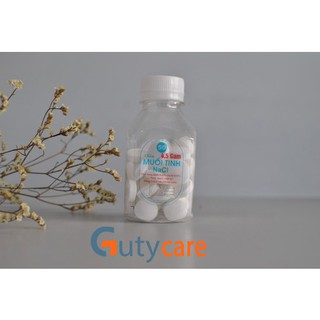Viên Muối Tinh NaCl 0.9% Pha Xúc Miệng - Lọ 50 viên