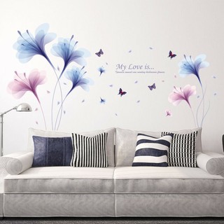 Decal dán tường hoa ly