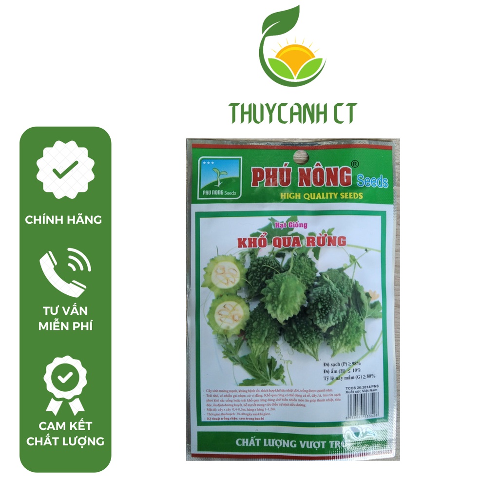 Hạt Giống Khổ Qua Rừng PhuNongSeeds - 1g